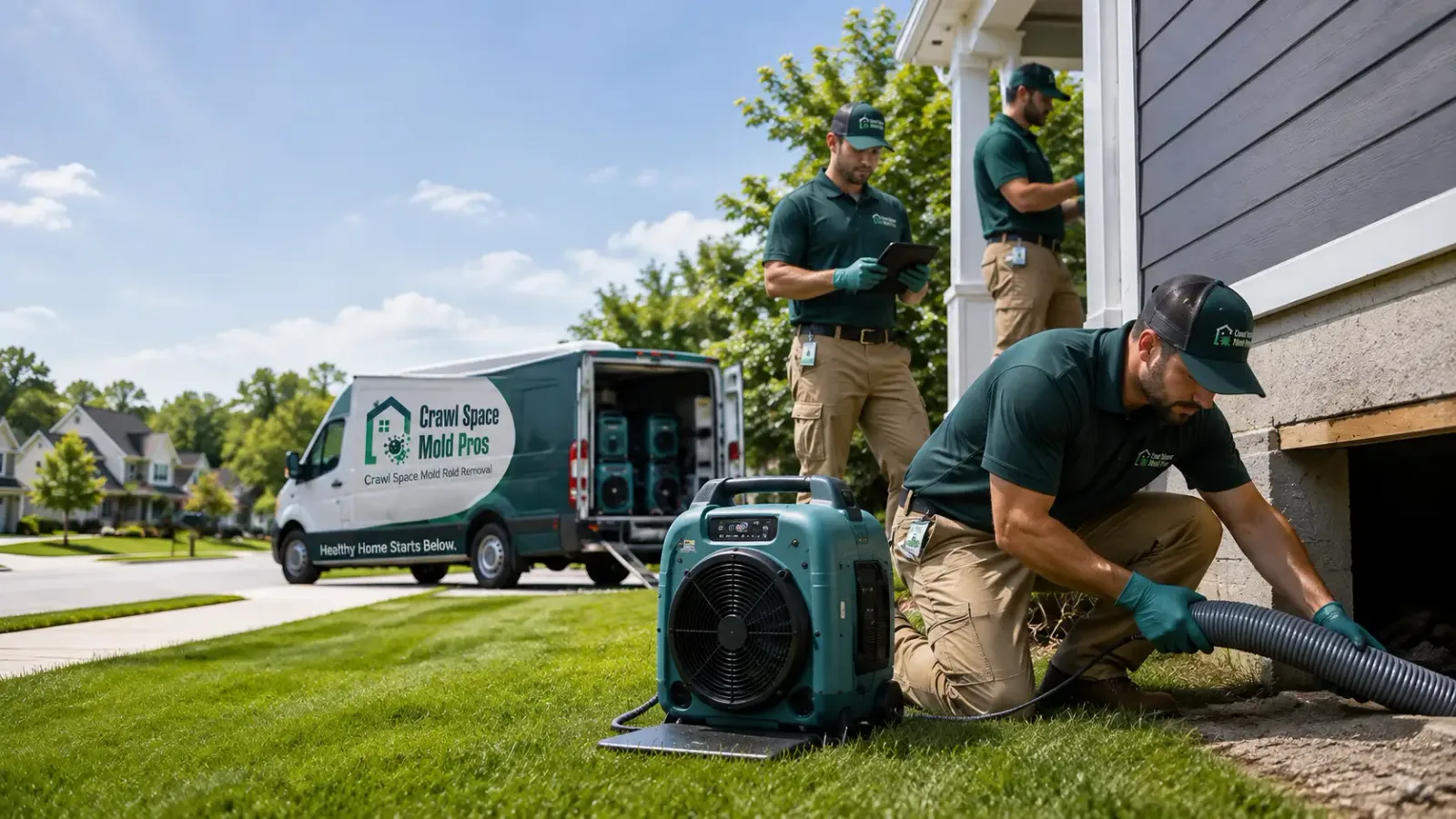 Crawl Space Mold Removal in Sully, IA
